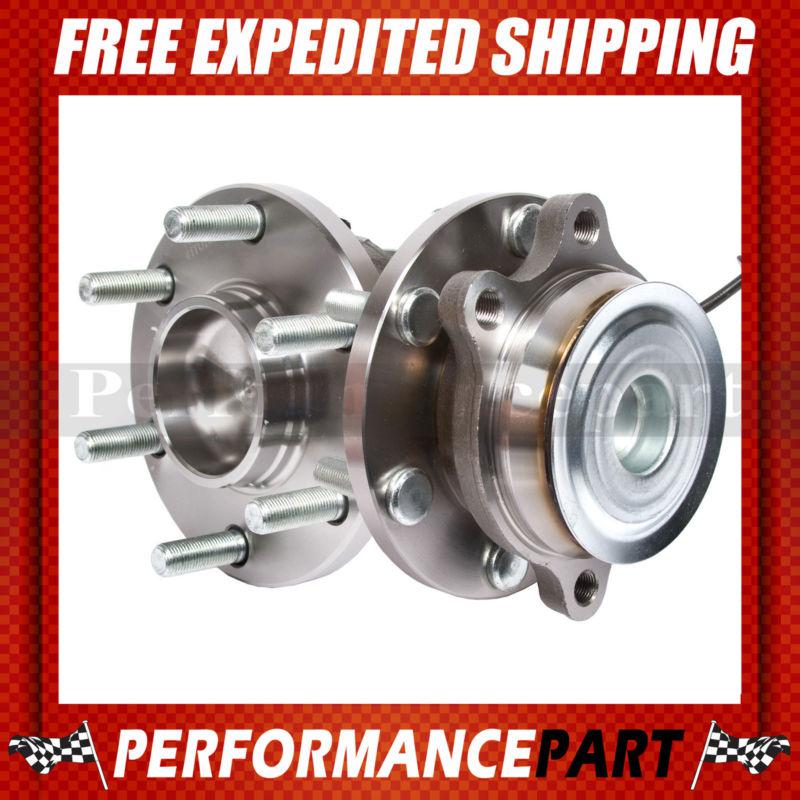 2 new gmb front left and right wheel hub bearing assembly pair w/ abs 799-0303