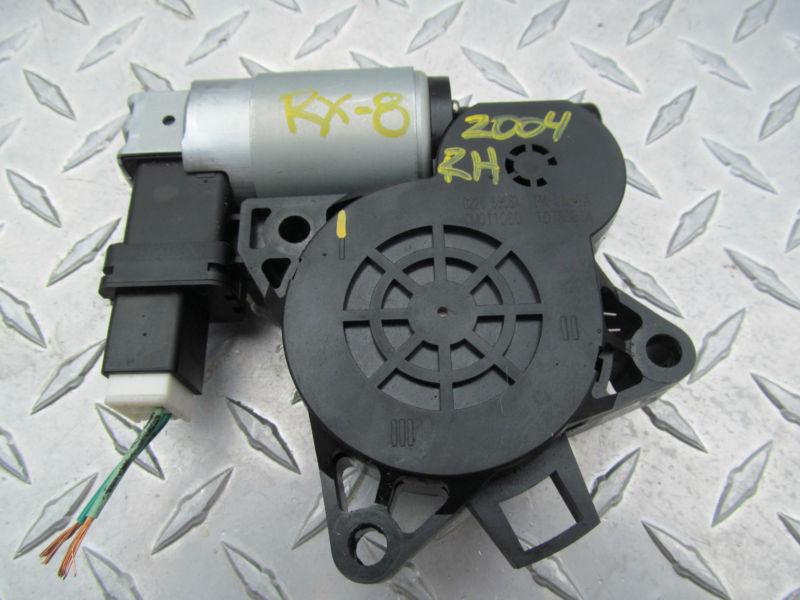 2004-2008 mazda rx-8 rh passenger window motor oem 