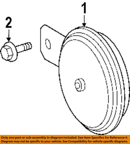 Toyota oem 865200r010 horn