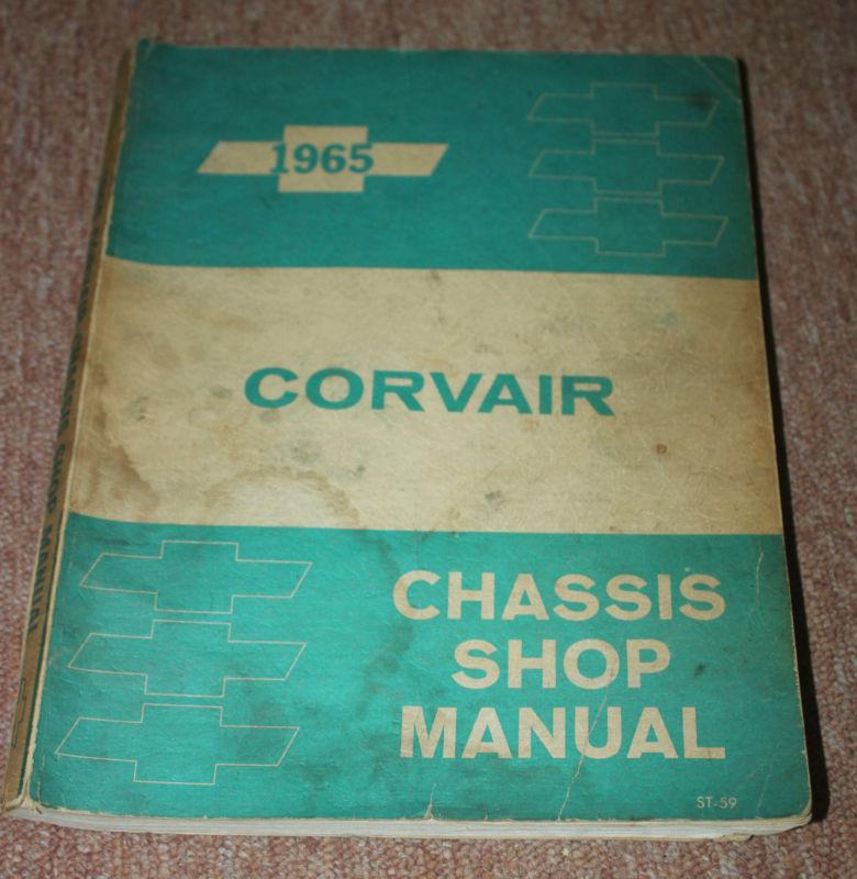 Chassis shop manual 1965 corvair chevrolet