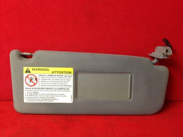 1998 1999 2000 2001 2002 audi a6 a 6 gray right rh passenger visor sunvisor oem