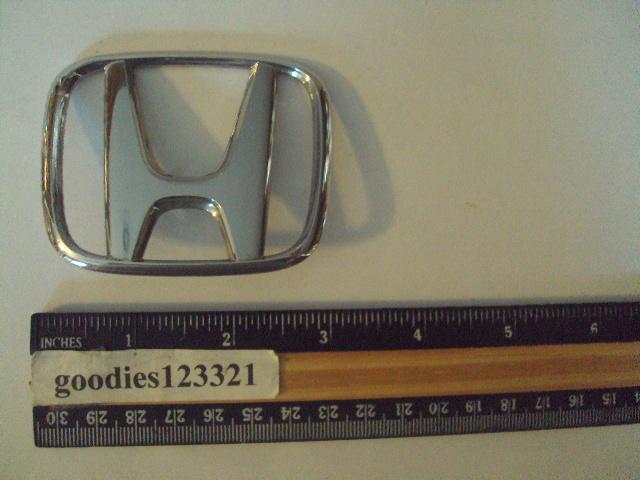 Honda chrome emblem #75701-s5a-0000 3" x  2 1/2"