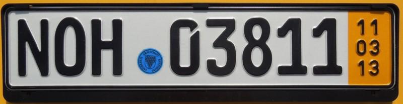 German license plate + bmw frame + seal 325i 328i 330i x5 x3 m3 335i e90 e91 540