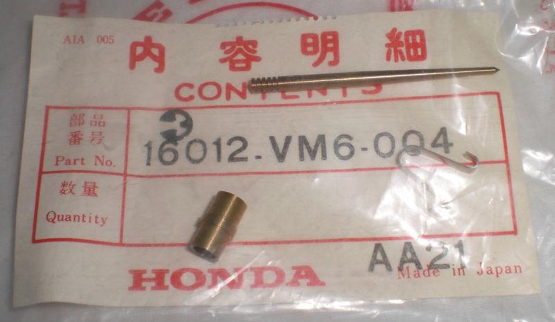 A21 16012-vm6-004 carburetor jet needle set trx125 1985 1986 honda nos