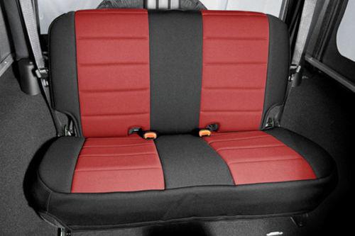 Rugged ridge 13262.53 - 1980 jeep cj rear red neoprene covers