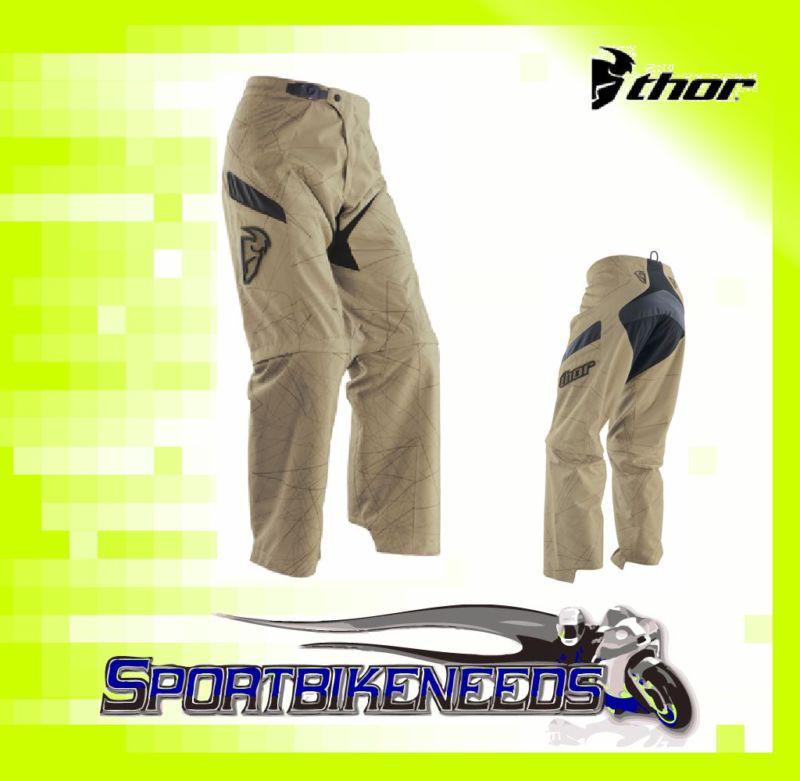 Thor 2012 static gear pants khaki tan motocross size 32