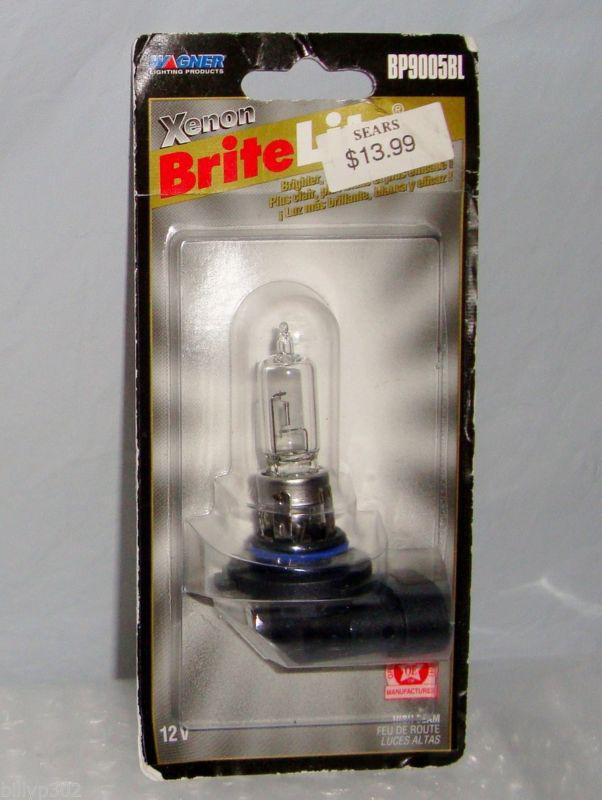 New wagner xenon britelite halogen headlight replacement bulb # bp9005bl