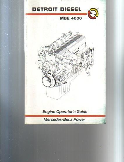 Detroit diesel mercedes power mbe 4000 engine operator guide manual thru 2006