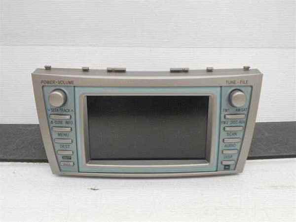 07 09 camry hybrid navigation cd player radio oem lkq