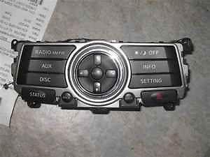 10-12 infiniti g37 radio info screen controls oem lkq