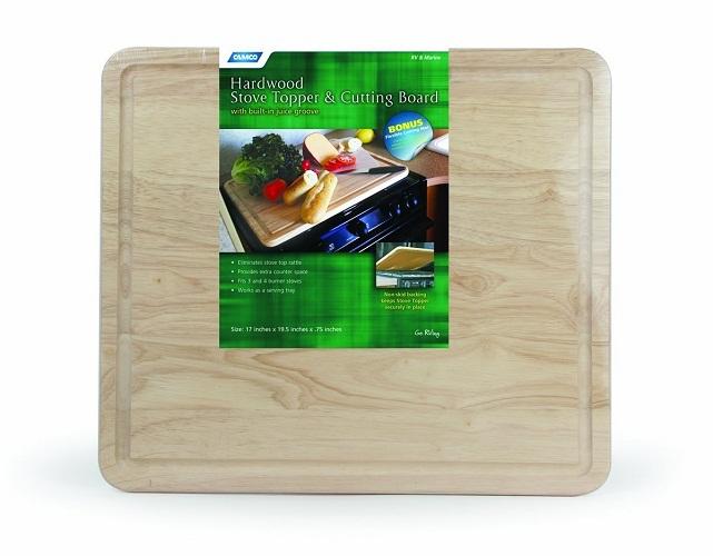 Camco 43753 rv stoveaway topper cutting board