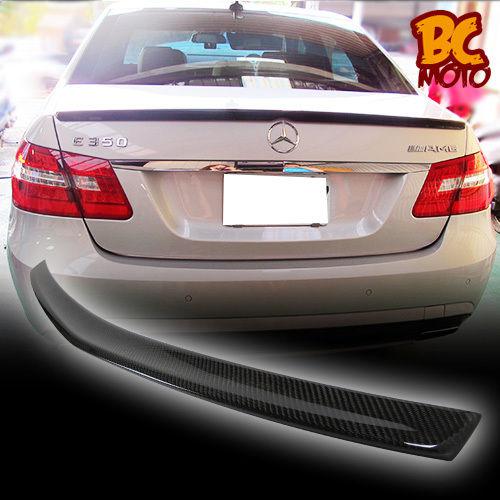 Carbon fiber mercedes benz w212 sedan a type boot trunk spoiler e350 e63 ▼