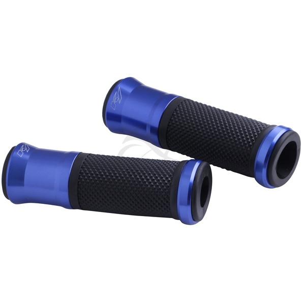 Blue 7/8" hand grips for suzuki gsxr600 gsxr750 gsxr1000 gsxr1300 hayabusa