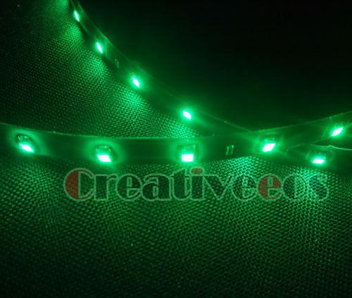 2*60cm smd 24" car truck flexible strip led light green