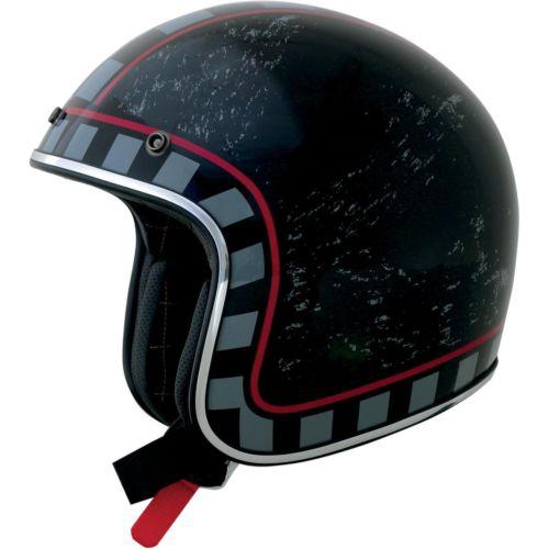 Afx fx-76 motorcycle helmet black mcq large 0104-1156