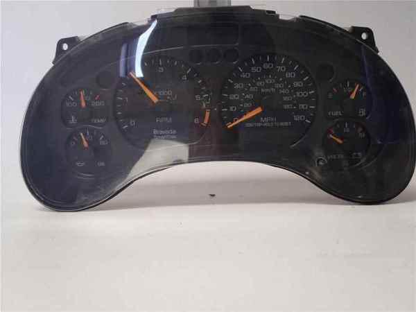 00 01 oldsmobile bravada speedometer cluster 58k oem