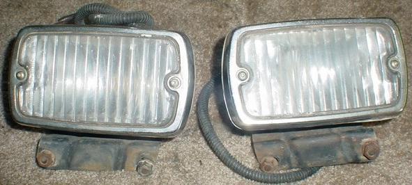 1986 cadillac cimarron pair of fog lights **no reserve**