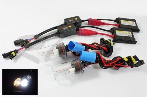 9004/hb1 6000k pure white slim ac ballast xenon hid low beam only conversion kit