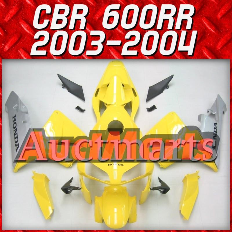 Fit honda 03 04 cbr600rr cbr 600 rr 2003 2004 fairing kit abs plastics c10 a41