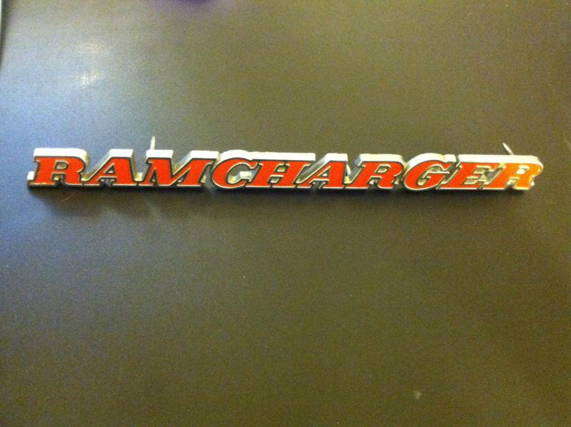 1974 dodge ramcharger original emblem 75 76 77 78 79 80