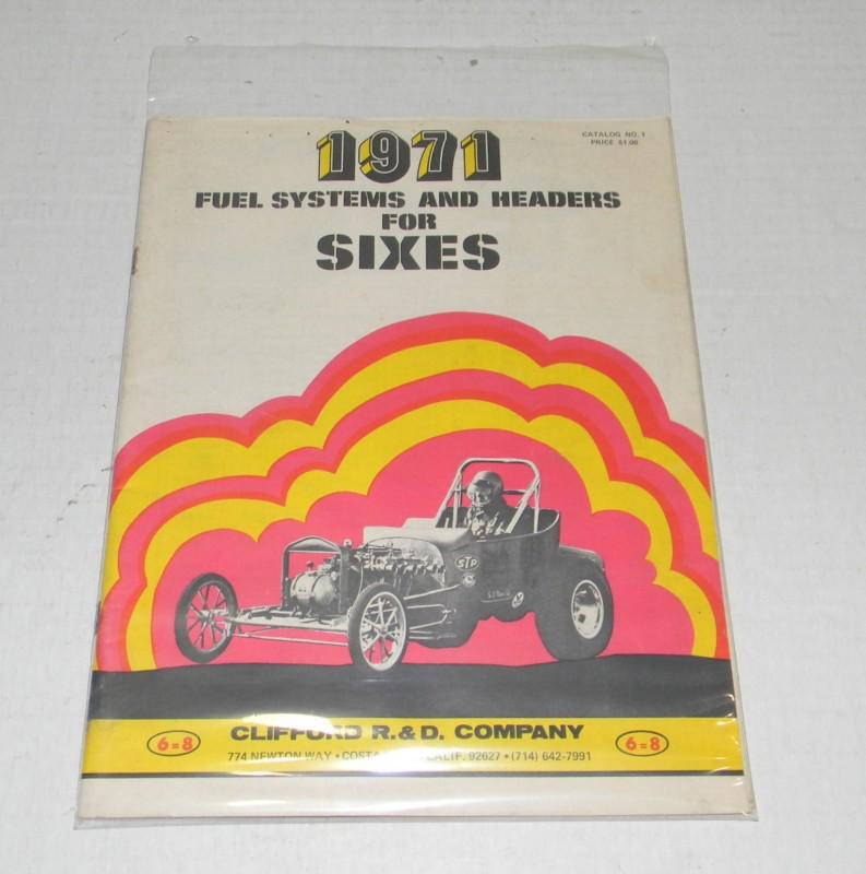 Clifford exhaust and intake catalog 1971 very good condition no reserve