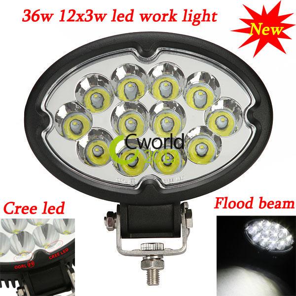 36w 3600lm cree led work light spot beam lamp truck ute 4wd 4x4 boat mine 12/24v