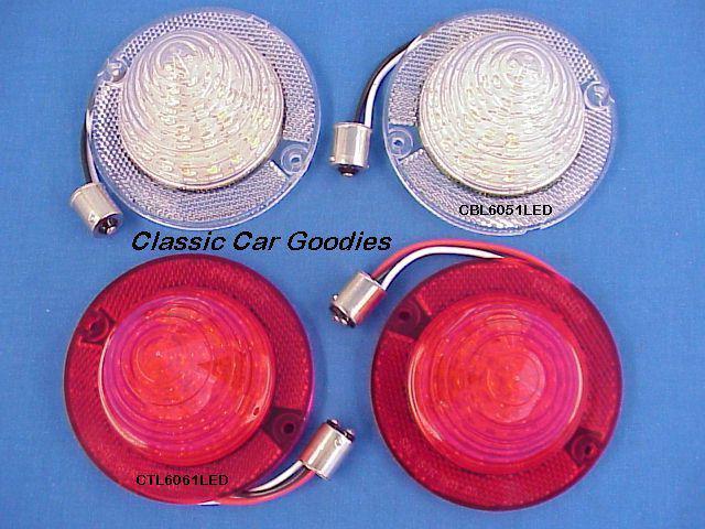 1960-1961 chevy belair led tail light kit + flasher