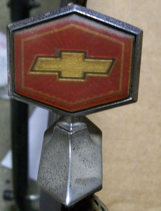 Chevrolet hood ornament emblem1970's 1980's  fair condition