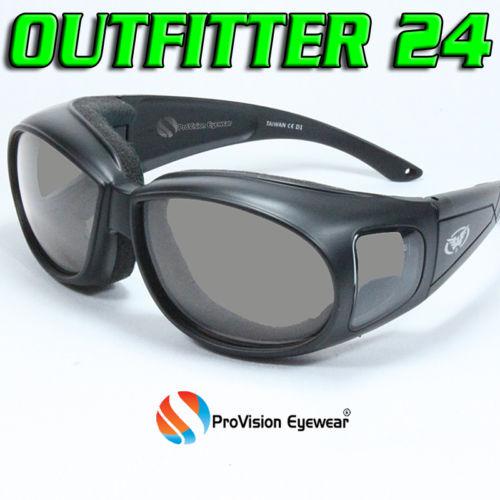 Outfitter 24 transistion wear over prescription glasses biker atv riding goggles