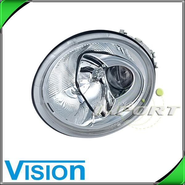 Driver side left l/h headlight lamp halogen assembly 98-05 volkswagen vw beetle