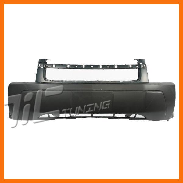 05 06 chevy equinox ls front bumper cover textured gray plastic w/o fog