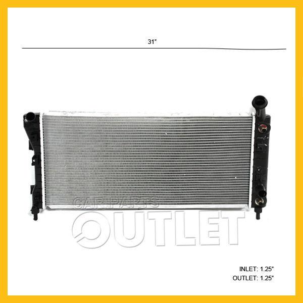 2006-2008 lacrosse grand prix 3.8 v6 radiator 2004 2005 impala monte carlo 3.4l