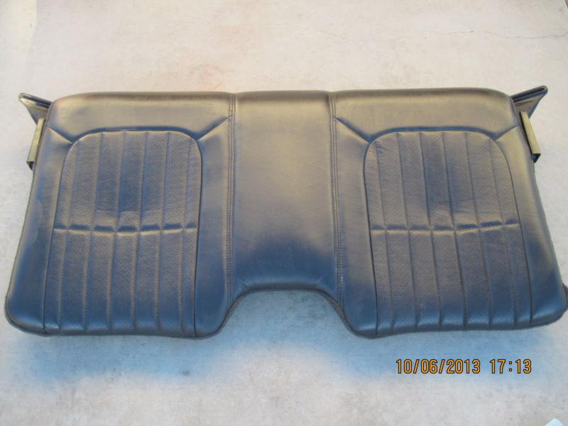 93-02 2002 camaro z28 ss black leather upper back seat rear camaro firebird