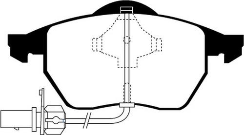 Ebc brakes dp21114 ebc greenstuff 2000 series sport brake pads