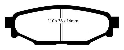 Ebc brakes dp51584ndx ebc bluestuff ndx full race brake pads