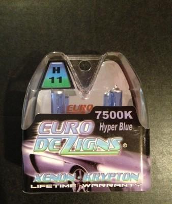 Hyper blue h11 & 9005 xenon hid high & low beam headlights combo sale