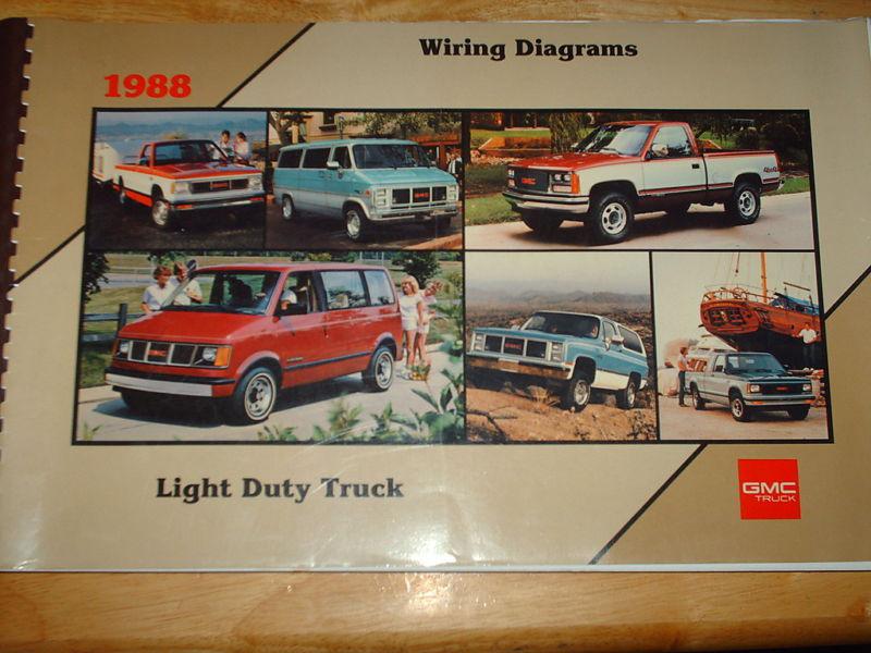 1988 gmc truck wiring diagram manual pickups / vans++