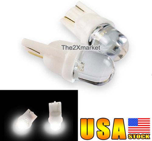 Fast ship 2pcs t10 white led light 194 152 161 501 w5w car bulbs parking light