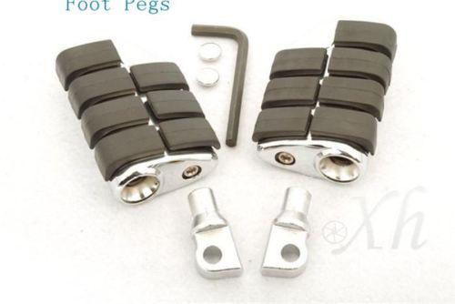 8028 iso dually foot rest pegs for harley touring electra glide softail & dyna