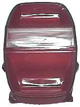 1968 ford lenses lens galaxie 500 new rear taillight light lamp backup pair-two