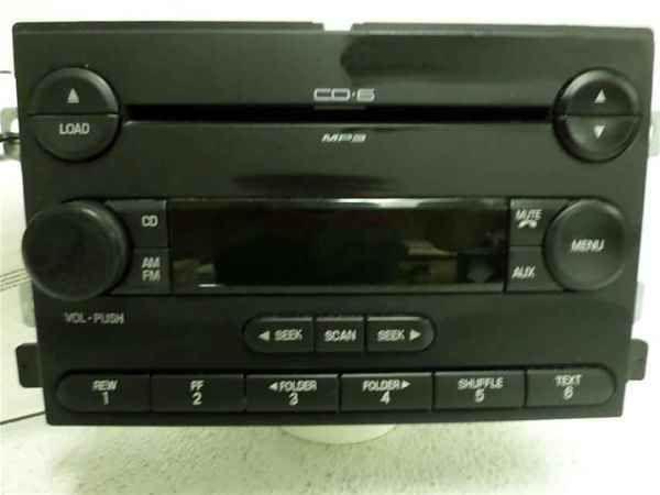 05 2005 ford freestyle 6 disc cd mp3 player radio oem