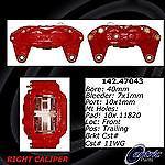 Centric parts 142.47043 front right rebuilt caliper with pad