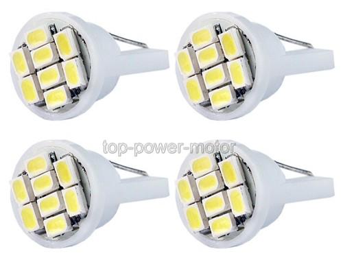 4pcs xenon white t10 916 447 904 906 smd interior led dome lamp bulbs 006-4