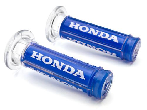 Racing blue comfort gel hand grips 7/8" for honda cbr 600 600rr cbr600rr