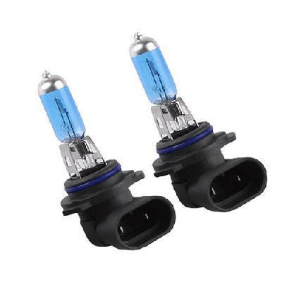 Free shipping 9006 car low beam 12v 55w new super white light bulbs 6000k 2 pcs 