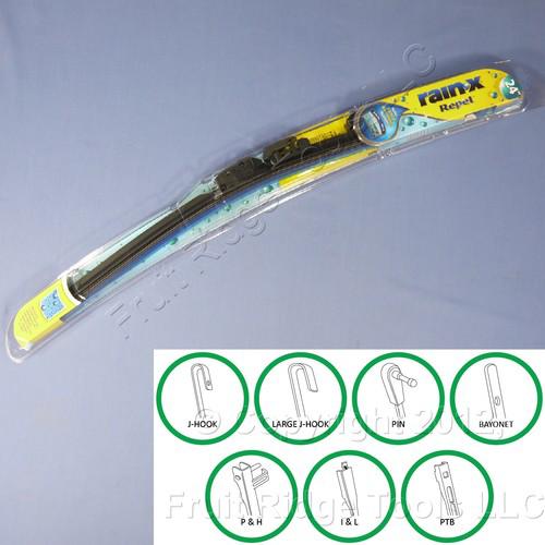 Rain-x 24" windshield wiper blade repel 8-in-1 water-beading all weather