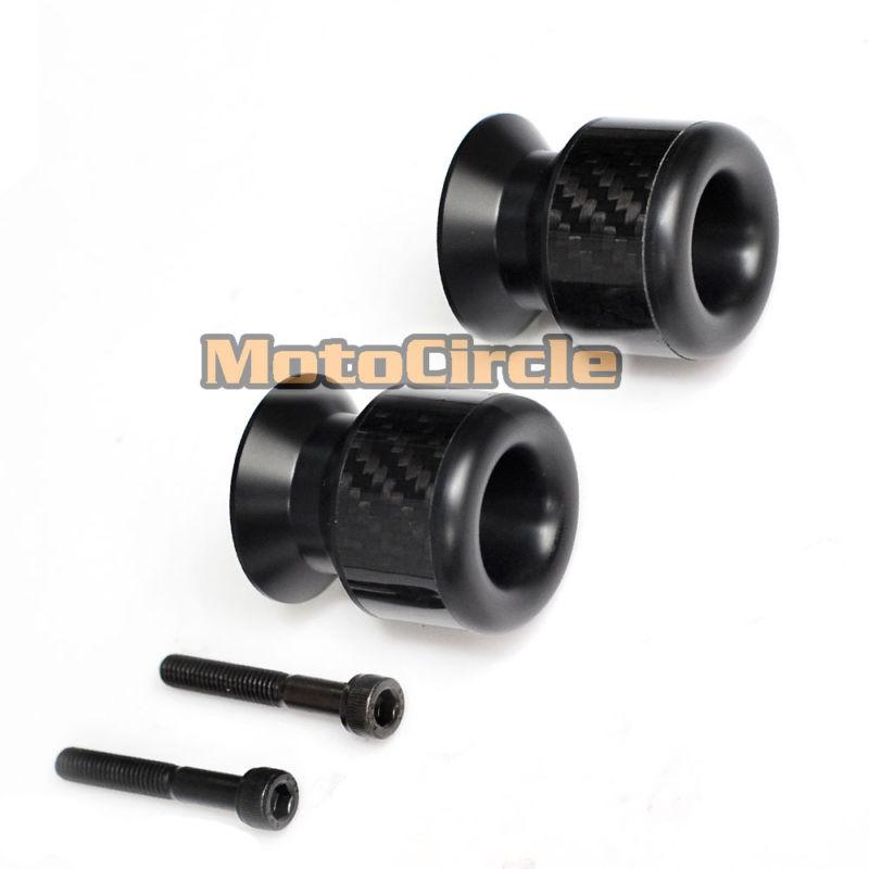 Carbon swingarm spools sliders aprilia sl750 shiver 2009 2010 2011 2012