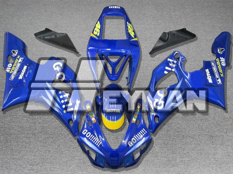 Fit 98 99 yzf-r1 yzf r1 yzfr1 1998 1999 injection mold fairing blue zy439