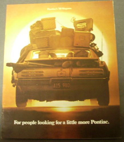 1970 pontiac sales brochure station wagon bonneville safari catalina le mans 70