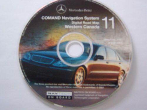 01 02 2003 mercedes benz c - class navigation cd disk 11 western canada